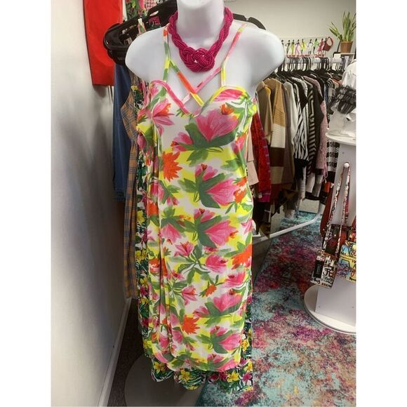 Cage Strap Bodycon Dress - Picture 1 of 7